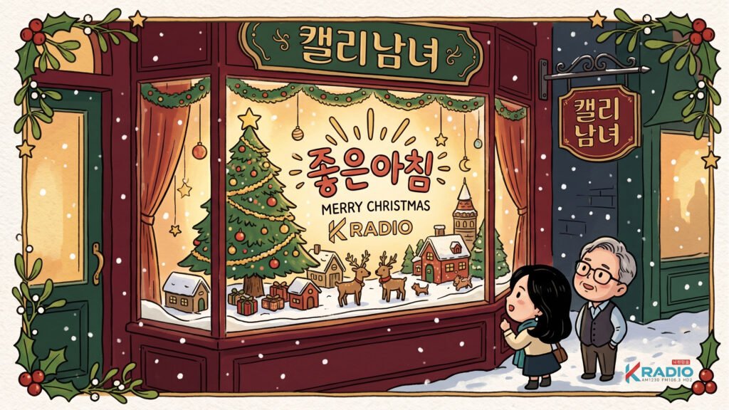 설레는 마음으로 기다리는 동화 속 크리스마스 쇼윈도