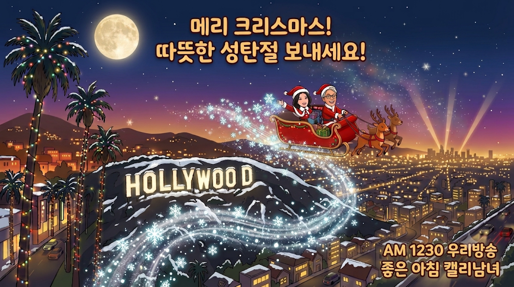 LA 밤하늘을 수놓은 캘리남녀