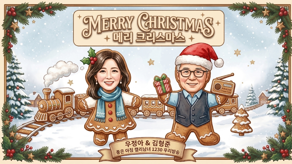 바삭하고 달콤한 크리스마스 인사